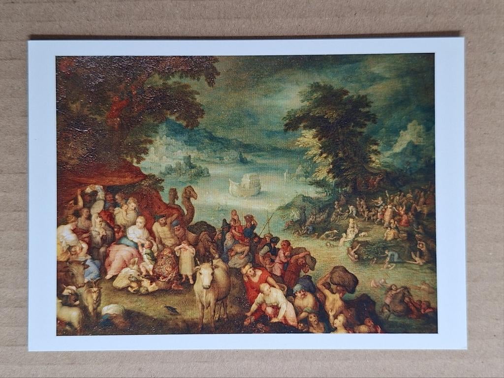 Jan Breughel de Oude - De zondvloed, 1601, Ophalen of Verzenden, 1980 tot heden, Ongelopen, Overige thema's