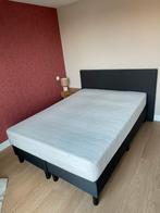 Tweepersoons boxspring 140x200 altijd een topper op gelegen!, Ophalen, Gebruikt, Tweepersoons, 140 cm