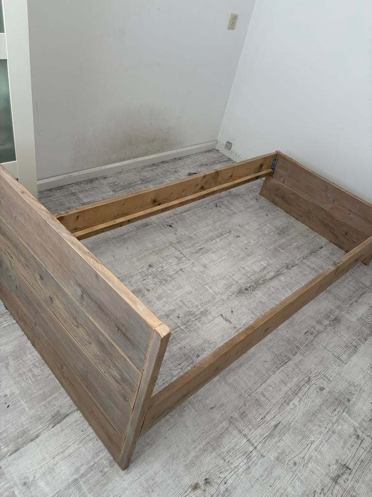 Steiger houten bed goede staat, Ophalen, Zo goed als nieuw