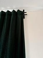 IKEA Sanela gordijnen donkergroen 140x300cm(2st)+FREE rods, 100 tot 150 cm, 200 cm of meer, Nieuw, Ophalen of Verzenden