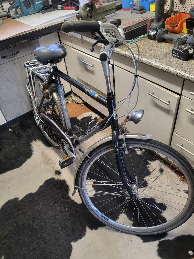 Gazelle herenfiets track en trail, Gebruikt, Versnellingen, Gazelle, 56 cm of meer