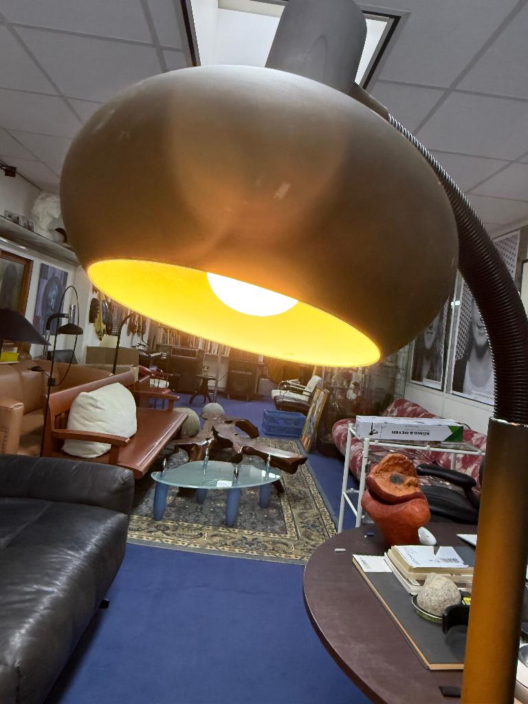Hala Dijkstra Dutch Design vloerlamp, leeslamp vintage, Huis en Inrichting, Lampen | Vloerlampen, Gebruikt, Metaal, 150 tot 200 cm