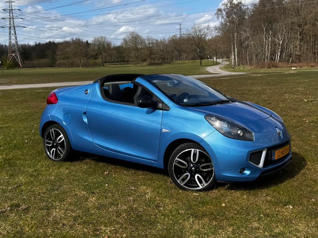 Renault Wind 1.2 TCE 2011 Blauw, Auto's, Renault, Voorwielaandrijving, Zwart, 4 cilinders, Cabriolet