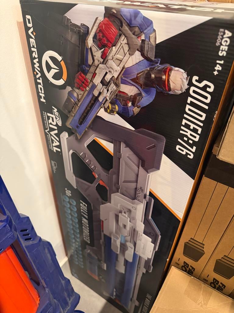 Nerf Rival Soldier 76 Blaster Overwatch, Ophalen, Nieuw, Jongen of Meisje