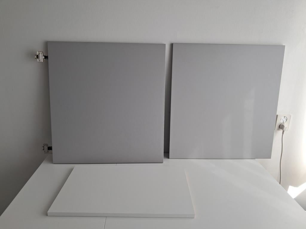 Ikea Besta deuren en plank, Huis en Inrichting, Kasten | Televisiemeubels, Zo goed als nieuw, Minder dan 100 cm, 25 tot 50 cm