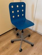 Ikea kinder-bureaustoel Jules, Ophalen, Blauw, Bureaustoel