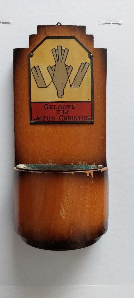 oude wijwater vatjes, Verzamelen, Ophalen of Verzenden, Zo goed als nieuw, Overige typen, Christendom | Katholiek