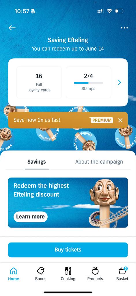 AH Efteling zegels ruilen voor AH Brabantia zegels, Verzamelen, Ophalen of Verzenden, Nieuw, Overige typen