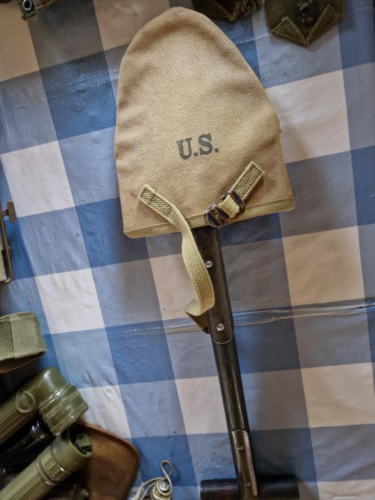 US schopje met hoes 1942, Verzamelen, Ophalen of Verzenden, Amerika