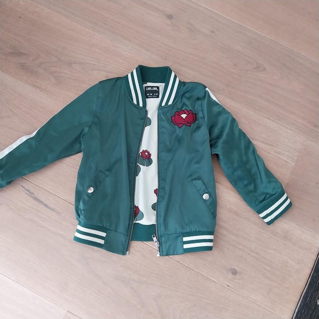 CarlijnQ lente/herfst jasje 110-116, Kinderen en Baby's, Kinderkleding | Maat 110, Gebruikt, Jongen of Meisje, Ophalen of Verzenden