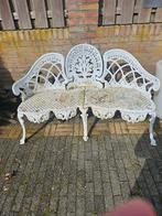 gietijzeren tuinbank, Ophalen, Gebruikt, Metaal