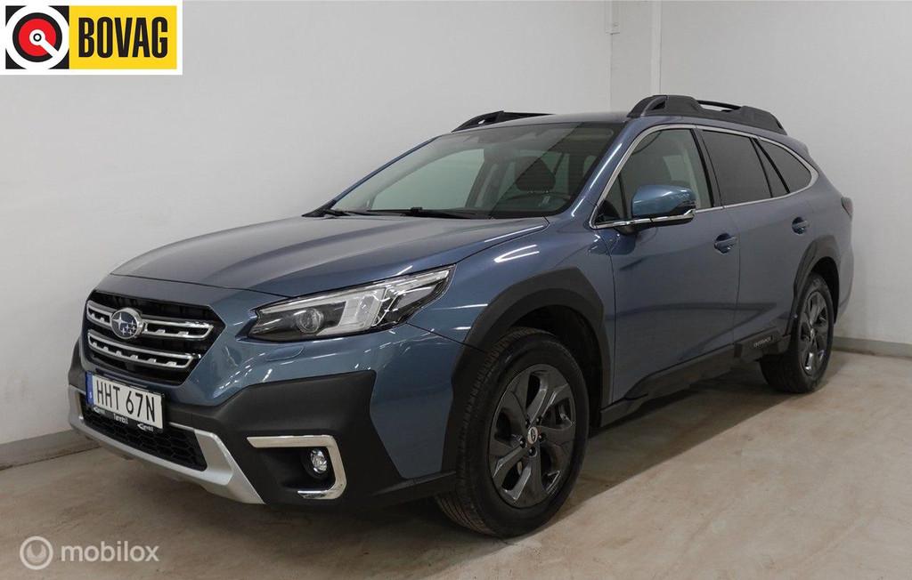 Subaru Outback 2.5i Comfort XFuel benzine/E85, trekhaak, Auto's, Subaru, Automaat, Gebruikt, 4 cilinders, Blauw