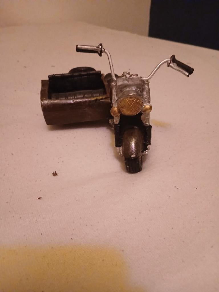 Leuk motor beeldje met zijspan, Ophalen of Verzenden, Nieuw