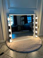 IKEA Nissedal wandspiegel met MUSIK wandlampen, Ophalen, Vierkant, Zo goed als nieuw, Minder dan 100 cm