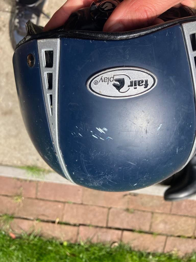 Paardrijcap, Dieren en Toebehoren, Ophalen of Verzenden, Zo goed als nieuw, Cap