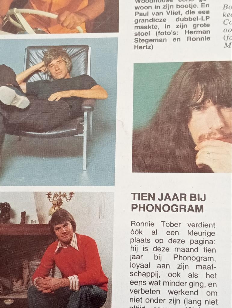 Rob de Nijs Paul van Vliet Ronnie Tober Ria Valk Lennie Kuhr, Verzamelen, Ophalen of Verzenden, 1960 tot 1980, Tijdschrift