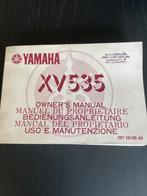 YAMAHA XV535 Owners Manual; 8,95 euro, Ophalen of Verzenden, Yamaha