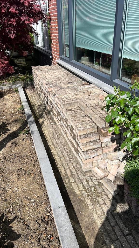 Straat steen ca. 16m2, Ophalen, Gebruikt, Overige materialen