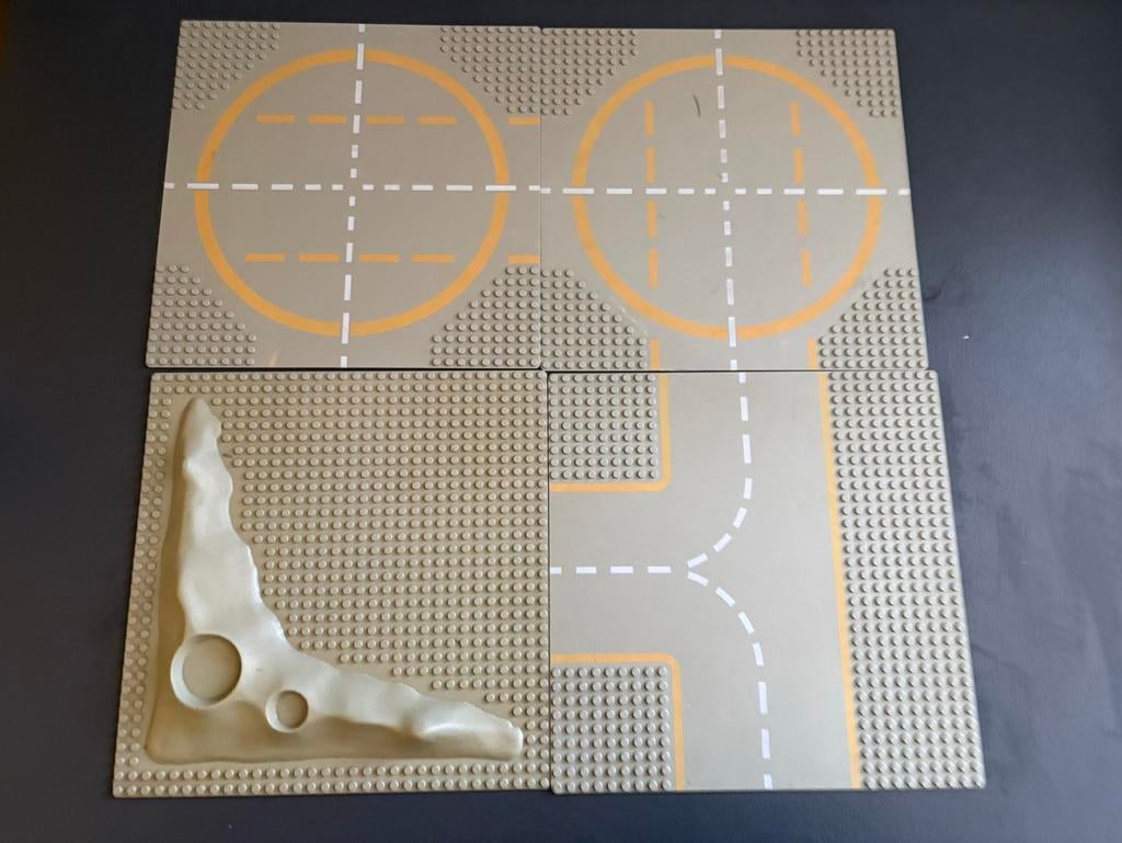 Lego classic space platen 4 stuks, Lego, Lego, Verzenden, Zo goed als nieuw