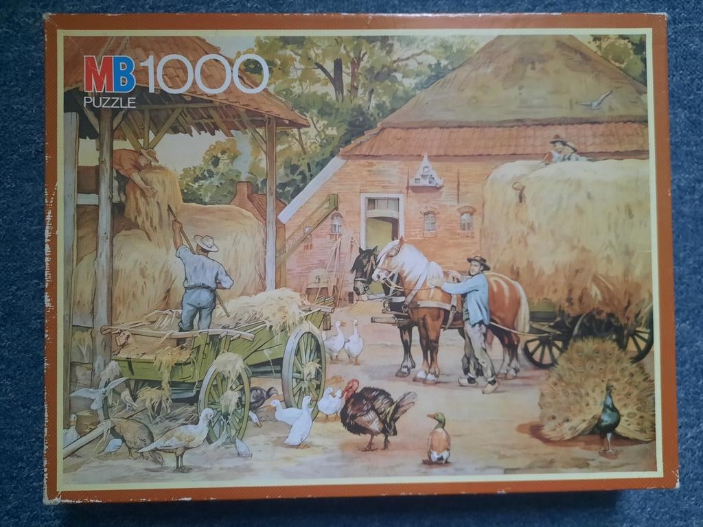 Mb puzzle, Ophalen of Verzenden, 500 t/m 1500 stukjes, Gebruikt, Legpuzzel