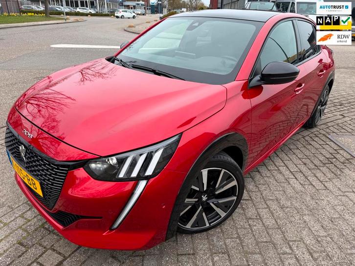 Peugeot 208 1.2 PureTech GT-Line AUTOMAAT PANO CARPLAY VIRTU, Auto's, Peugeot, Bedrijf, Te koop, ABS, Achteruitrijcamera, Airbags