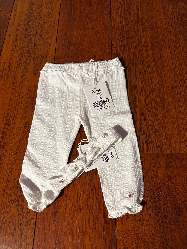 Broekje van Feetje maat 74+ gratis haarbandje (advr 46), Kinderen en Baby's, Babykleding | Maat 74, Broekje, Meisje, Nieuw, Ophalen of Verzenden