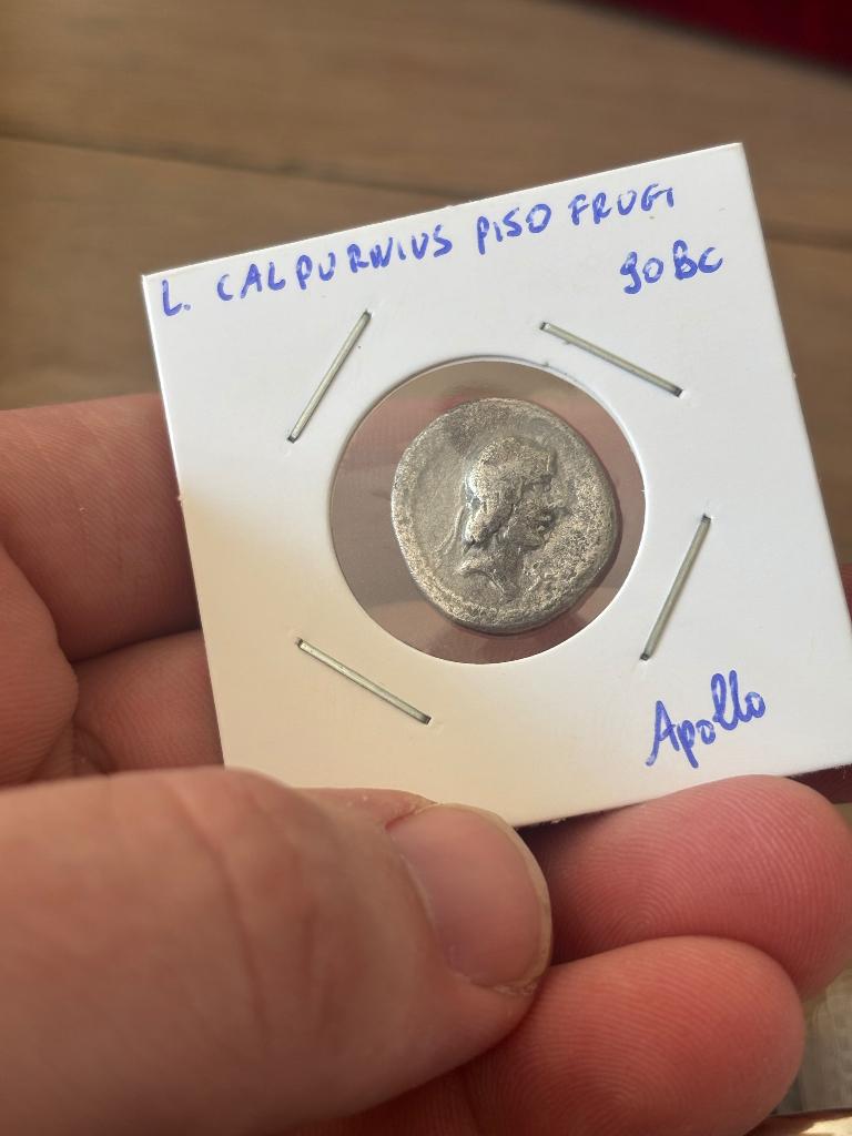 Romeinse munt - republiek Piso, Ophalen of Verzenden, Overige landen, Zilver