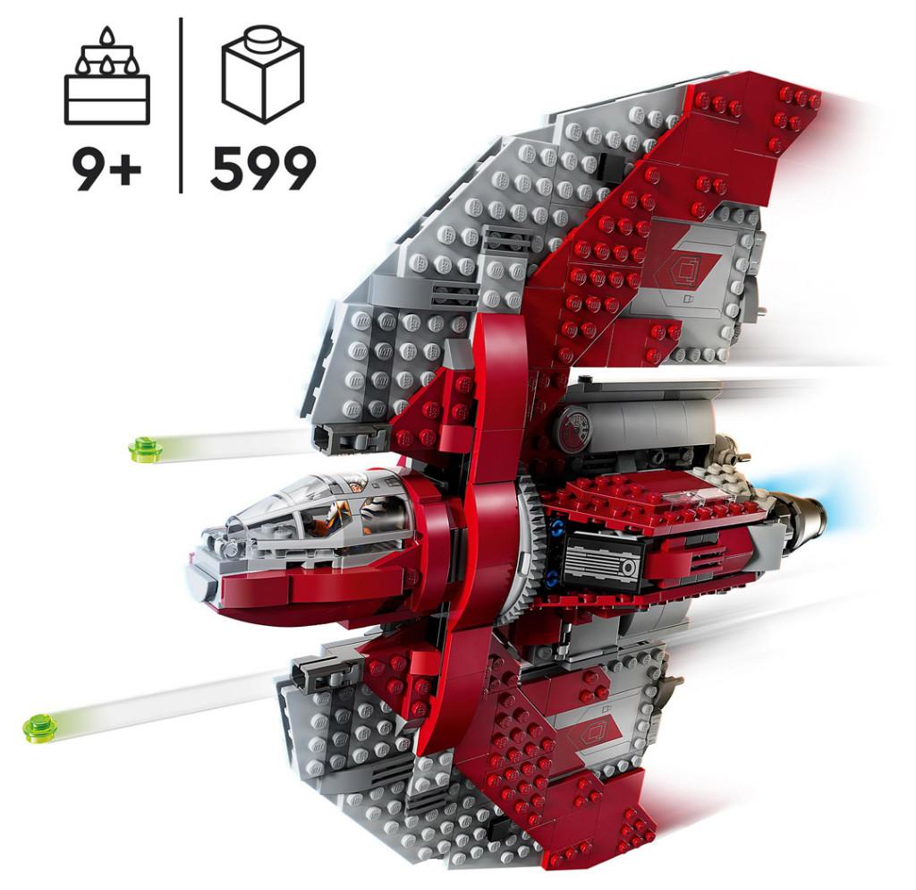 LEGO Star Wars 75362 Ahsoka Tano's T-6 Jedi Shuttle 601delig, Kinderen en Baby's, Speelgoed | Duplo en Lego, Star Wars, Lego, Nieuw