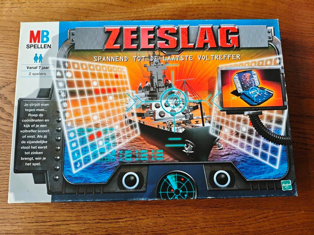 Zeeslag bordspel, Hobby en Vrije tijd, Gezelschapsspellen | Bordspellen, Ophalen of Verzenden, MB Spellen