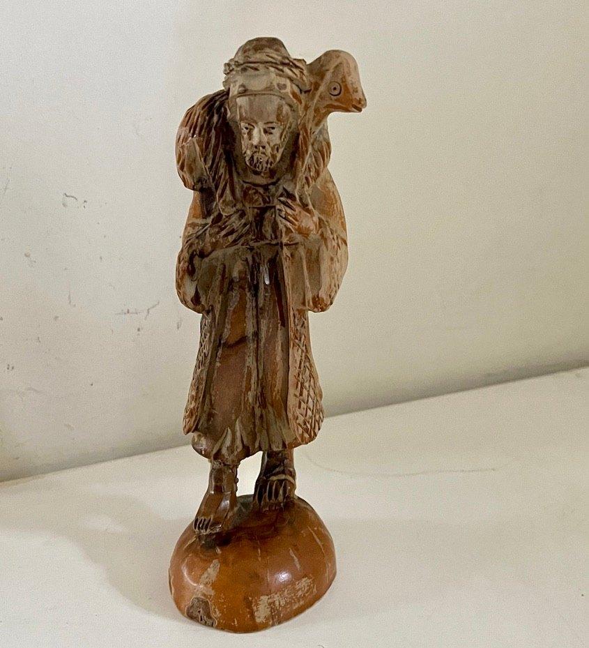 Beeldje herder met lammetje, Ophalen of Verzenden