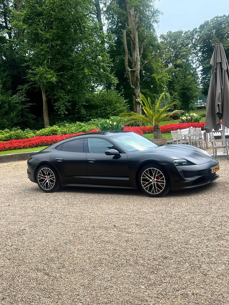 Porsche Taycan 4S - 571PK-Performance Battery Plus 93 kWh, Auto's, Zwart, Zwart, Leder, Elektrisch