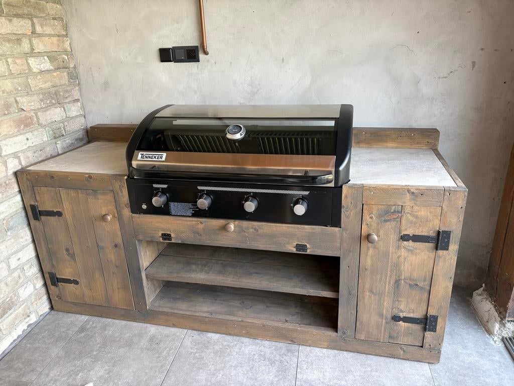 Buitenkeuken met Tenneker gasbarbecue, Tuin en Terras, Gasbarbecues, Ophalen, Gebruikt