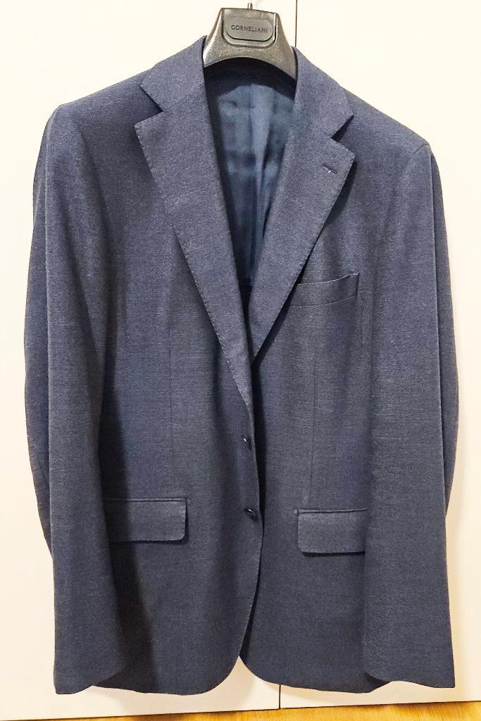 Colbert Oger Loro Piana maat 56, Kleding | Heren, Kostuums en Colberts, Gedragen, Maat 56/58 (XL), Blauw, Verzenden