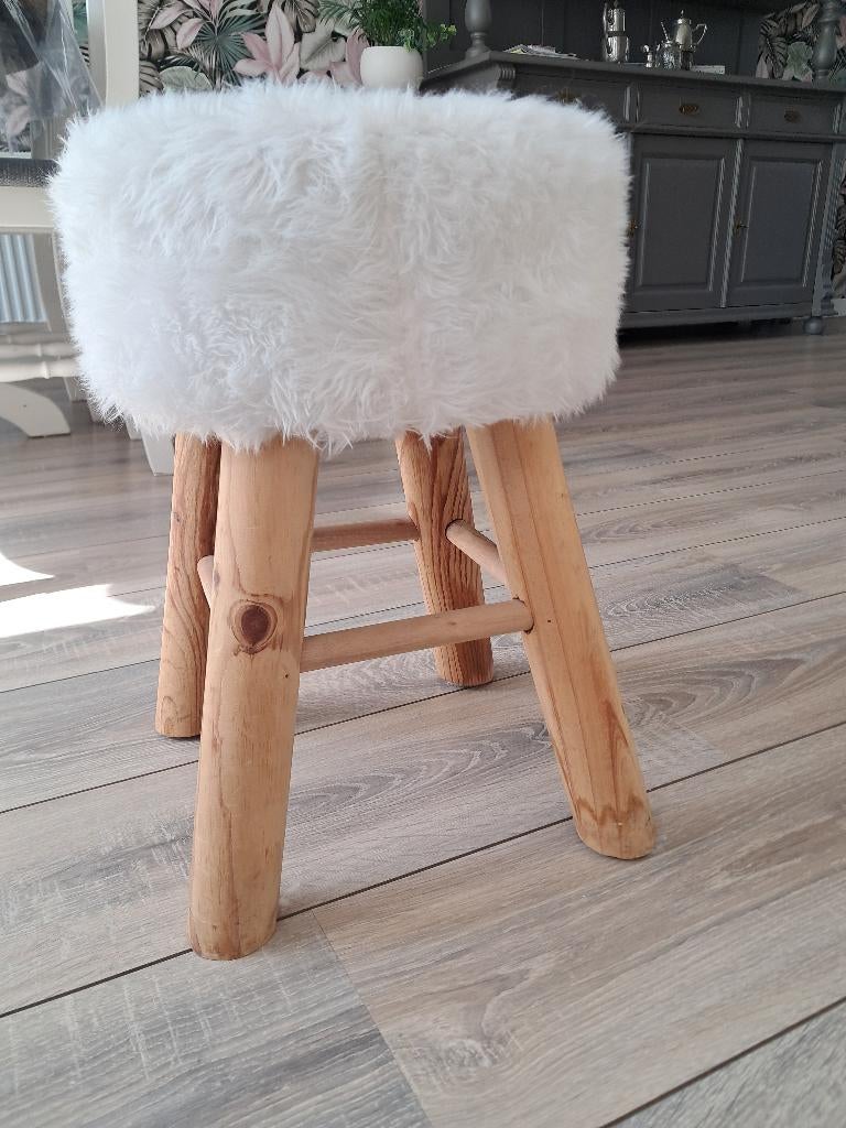 krukje met houten pootjes, Huis en Inrichting, Ophalen, Zo goed als nieuw, Overige materialen