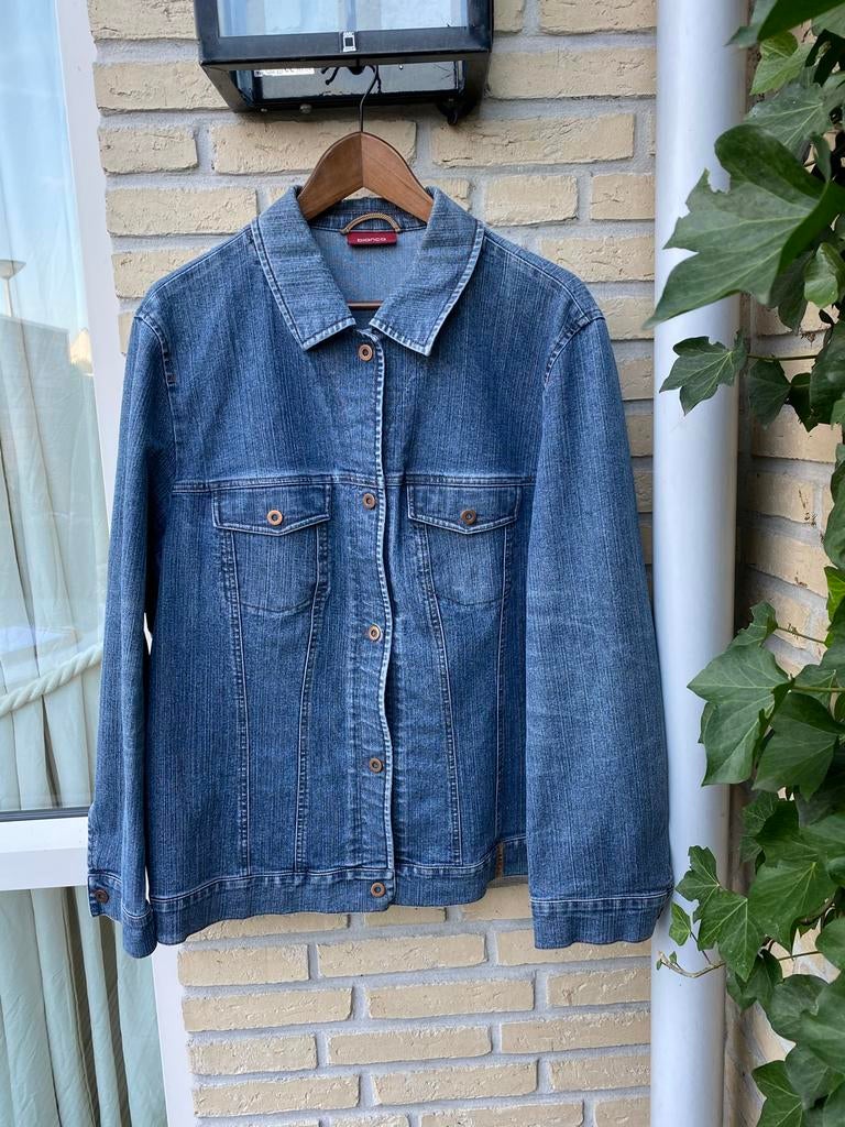 Bianca denim blazer | spijkerjas | maat 46, Kleding | Dames, Ophalen of Verzenden, Zo goed als nieuw, Maat 46/48 (XL) of groter