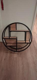 Rond wandrek metaal met houten planken - Nieuw, Ophalen of Verzenden, Nieuw