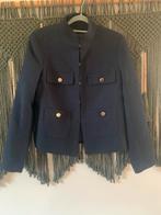 Zara marineblauwe jas met gouden knopen, maat S, Kleding | Dames, Ophalen of Verzenden, Zo goed als nieuw, Maat 36 (S), Blauw