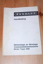 Zundapp handleiding voetschakelmechanisme motor type 266, Ophalen of Verzenden, Nieuw