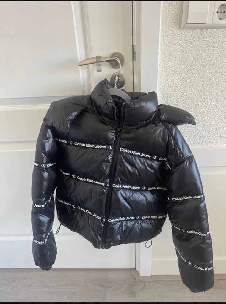 Calvin Klein jas, Verzenden, Zo goed als nieuw, Maat 34 (XS) of kleiner, Zwart