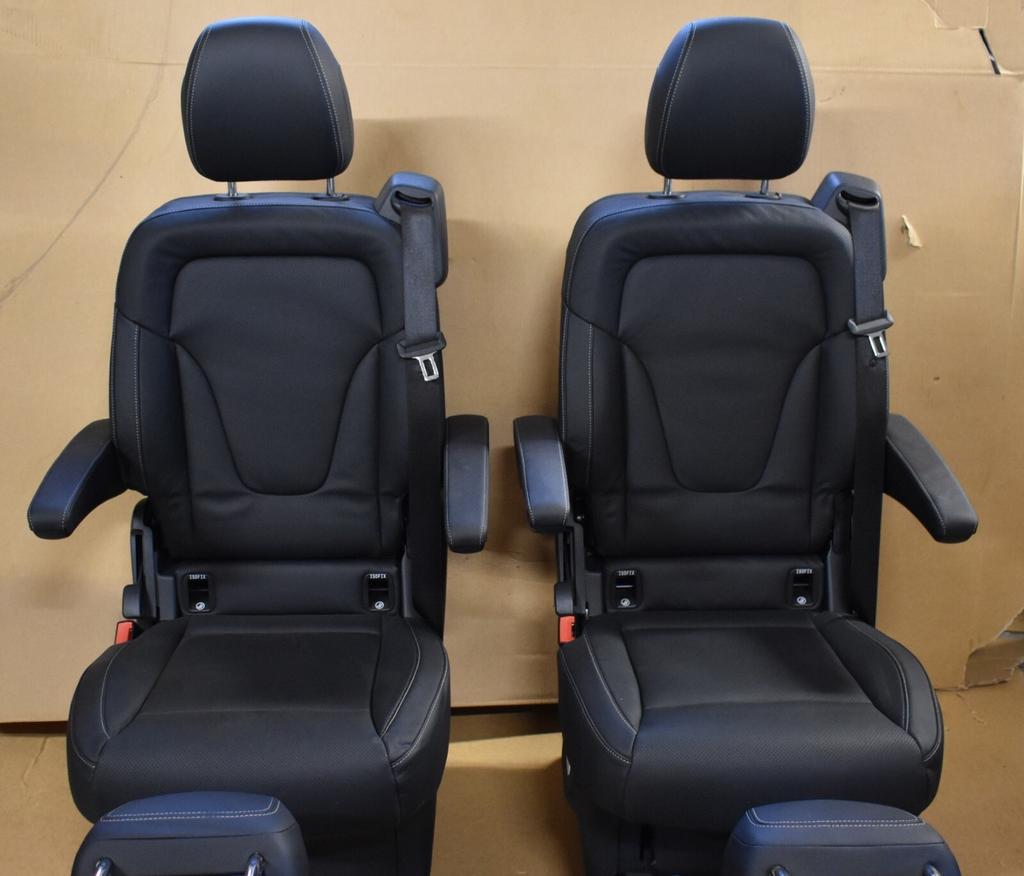 Lederen stoelen Mercedes V-klasse, Auto-onderdelen, Interieur en Bekleding, Ophalen, Gebruikt, Mercedes-Benz
