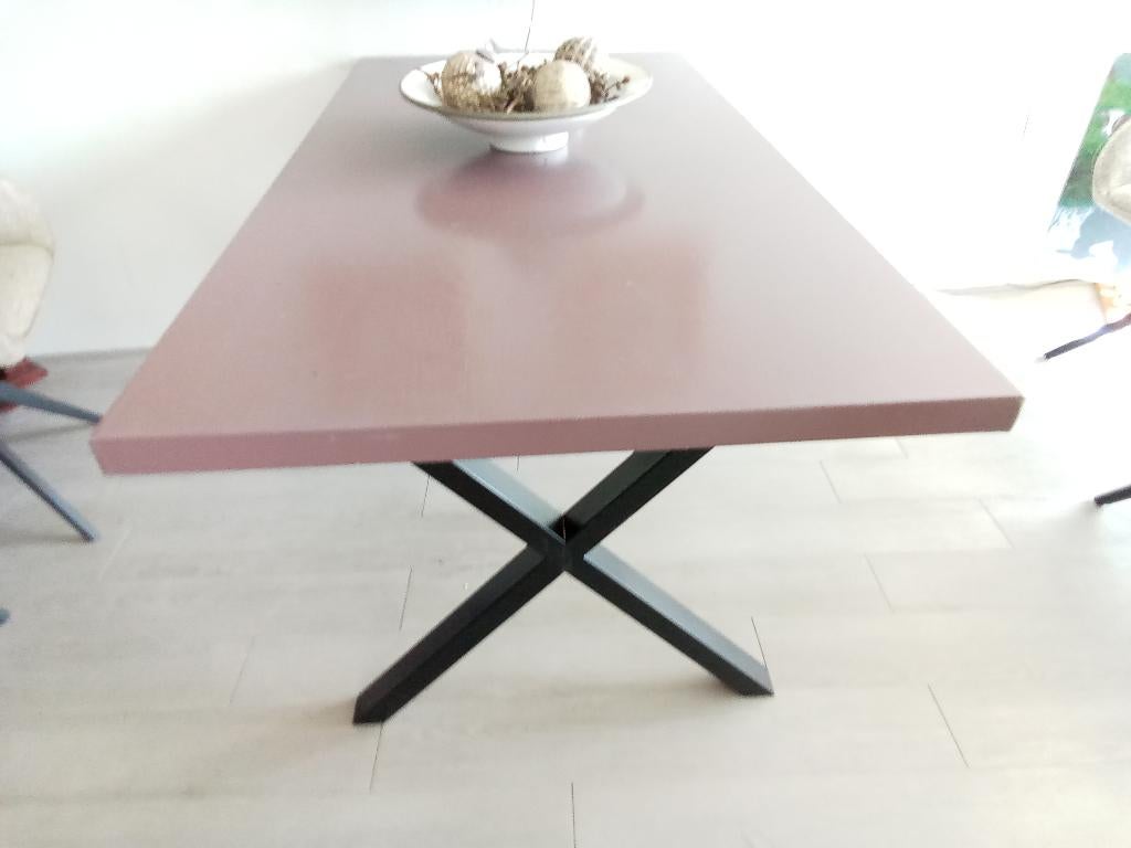 Eettafel, Huis en Inrichting, Tafels | Eettafels, Gebruikt, 50 tot 100 cm, 150 tot 200 cm, Vier personen, Rechthoekig, Overige houtsoorten