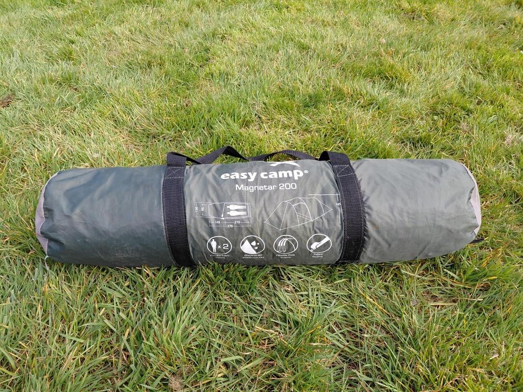 Lichtgewicht 2-persoons tent - Easy Camp Magnetar 200, Ophalen of Verzenden, Gebruikt, Tot en met 2