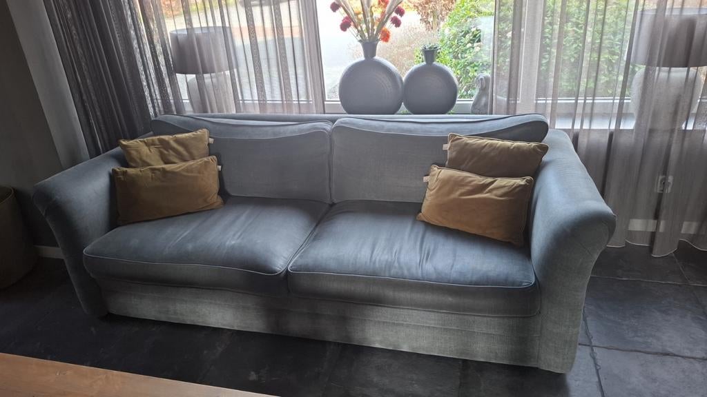 Mooie landelijke 2,5-zits bank, Gebruikt, Driepersoons, 75 tot 100 cm, Ophalen of Verzenden