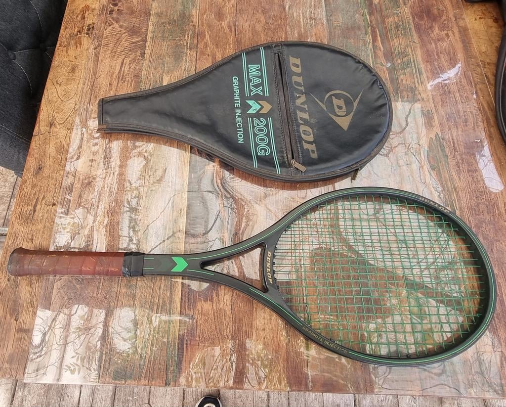 Dunlop tennisracket, Ophalen, Gebruikt, Racket, Dunlop