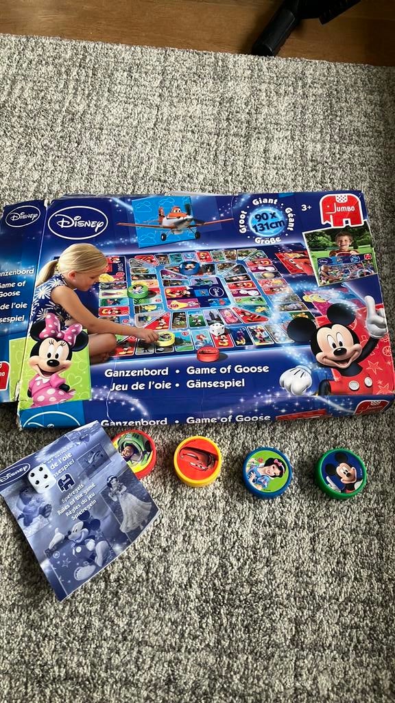 Giant ganzenbord disney, Ophalen, Gebruikt, Jongen of Meisje