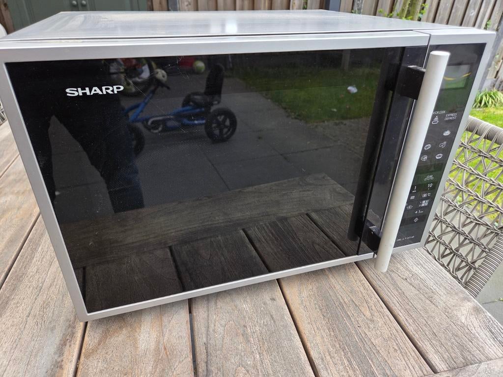 Sharp R969 combimagnetron met oven en grill - Goede staat, Witgoed en Apparatuur, Magnetrons, Ophalen, Combimagnetron, Gebruikt