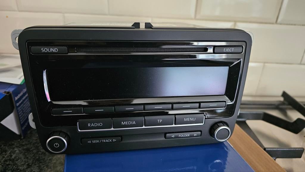 VW POLO (6R1, 6C1) Radio Multidisplay 5M0-035-186J, Ophalen of Verzenden, Gebruikt
