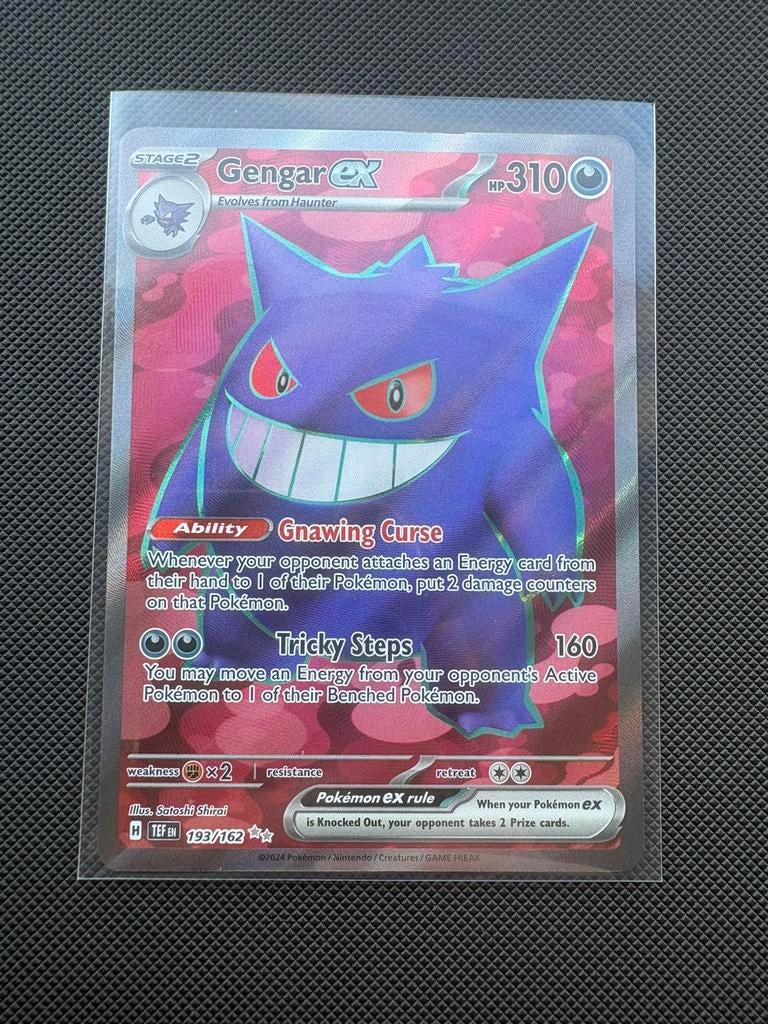 Gengar ex Full Art 193/162 Temporal Forced TEF, Ophalen of Verzenden, Nieuw, Losse kaart