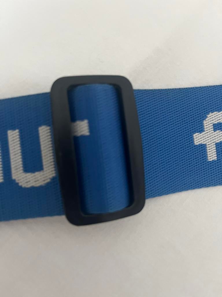 Four donkerblauwe banden met 'four' en een paarse band, Kleding | Dames, Riemen en Ceinturen, Overige kleuren, Heupriem, Ophalen of Verzenden