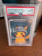 Pikachu Grey Felt Hat #85 / van Gogh PSA 10, Ophalen of Verzenden, Nieuw